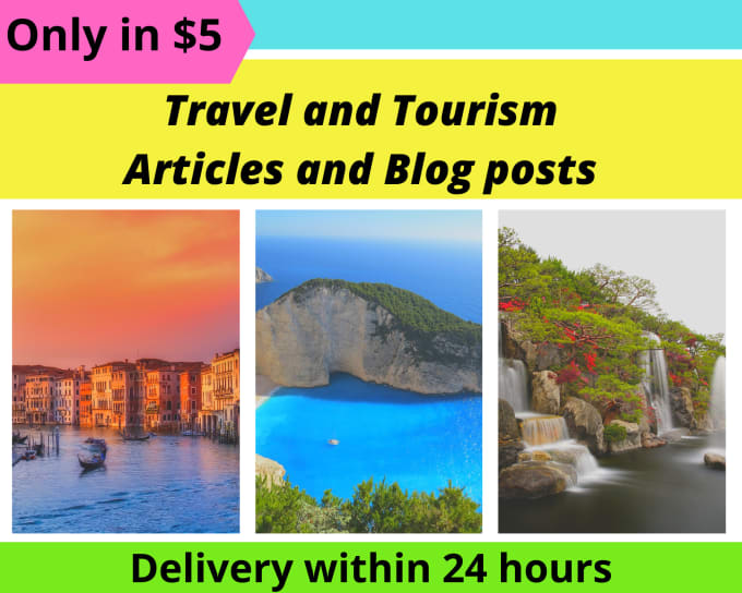 Gig Preview - Write high quality travel articles and travel guide for your travel blog