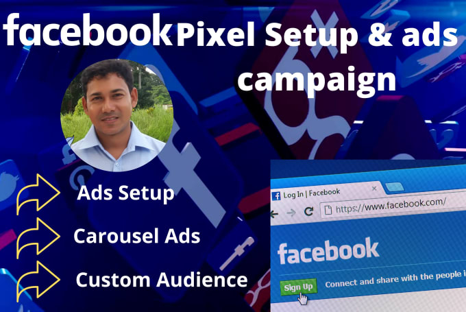 Gig Preview - Facebook pixel setup with conversion api and ads campaign