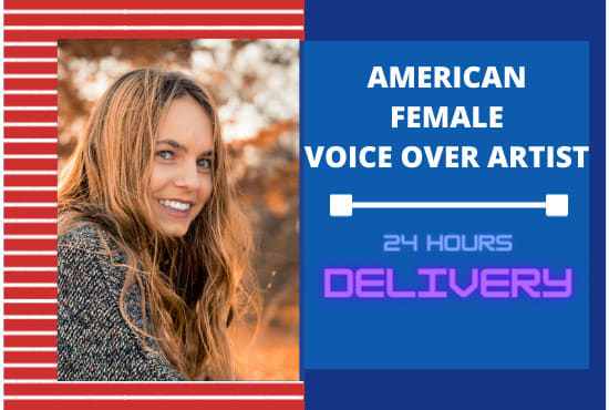 Gig Preview - Record a professional american female voice over