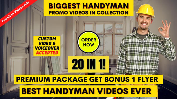 Gig Preview - Do handyman or handyman service or home remodeling service video