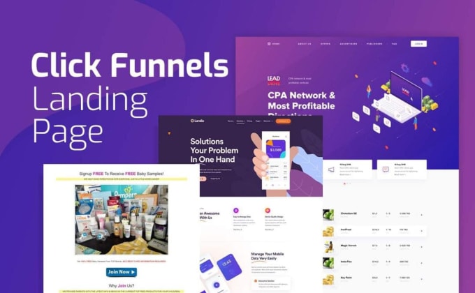 Gig Preview - Design a high converting clickfunnels landing page