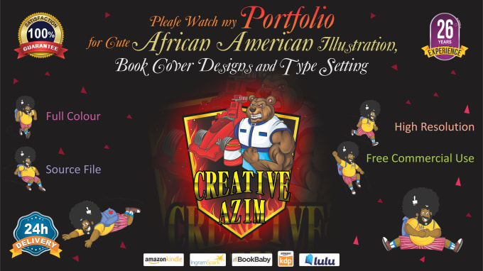 Gig Preview - Illustrate african american children books