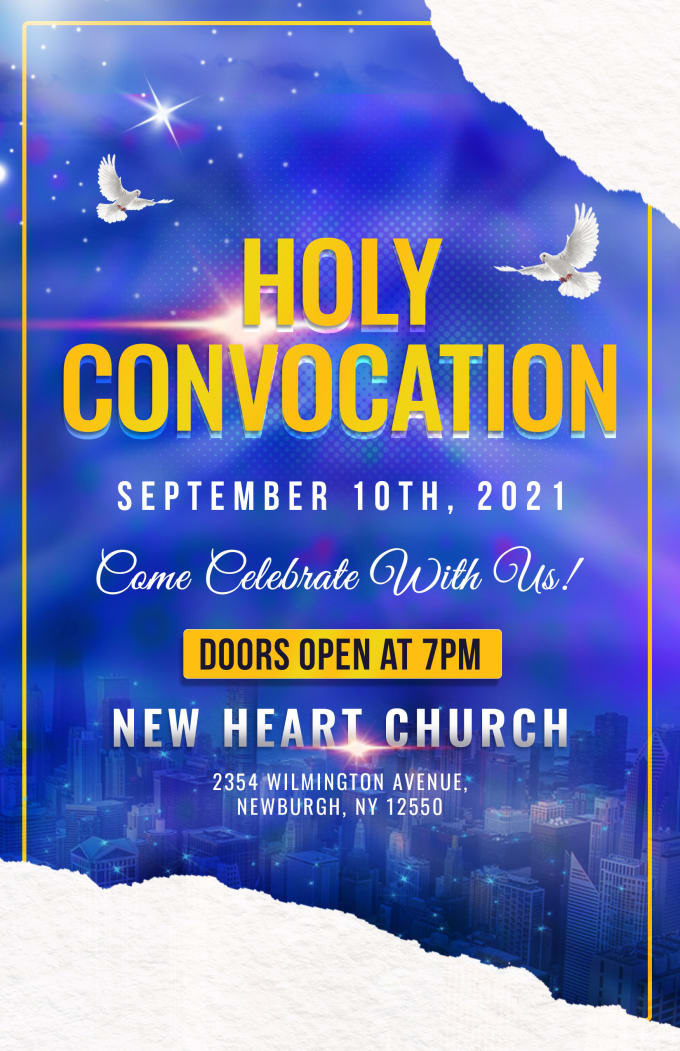 Gig Preview - Create a design for a church flyer for you