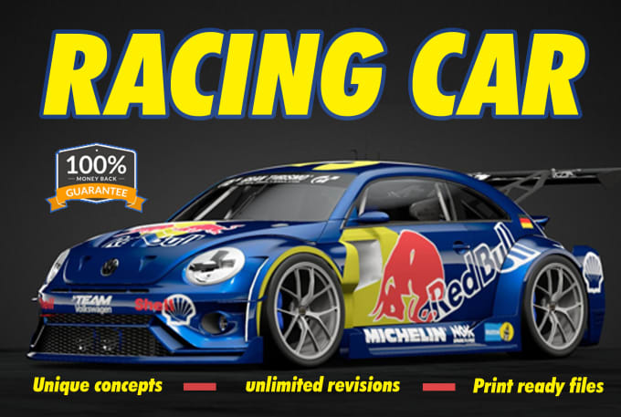 Gig Preview - Do livery car wrap rally car wrap racing car sports car wrap vehicle truck warp