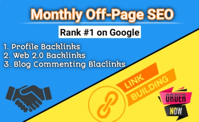 Gig Preview - Do monthly off page SEO with high da link building