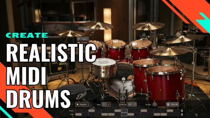 Gig Preview - Create realistic midi drums for your rock and metal music