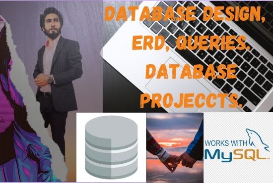 Gig Preview - Help you in database design, erd, queries