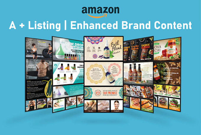 Gig Preview - Design amazon enhanced brand content or a plus listing ebc