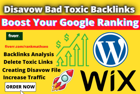 Gig Preview - Audit and disavow bad spammy and toxic domain links, backlinks penalty removal