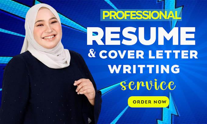 Gig Preview - Do professional resume writing and cover letter writing