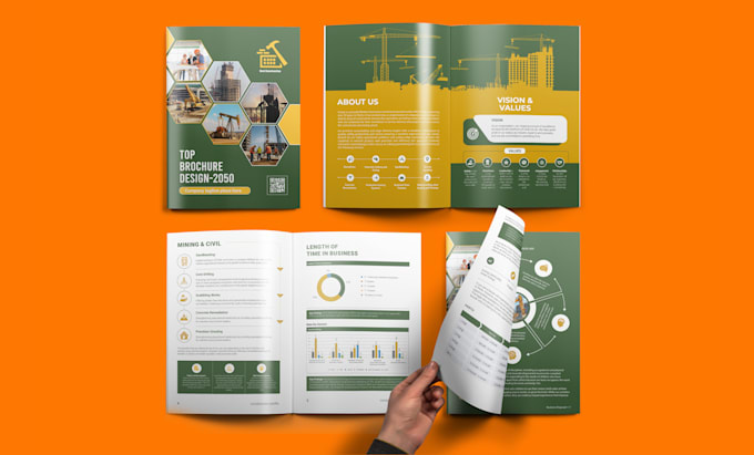 Gig Preview - Design business brochure, proposal, annual report, booklet,  company profile