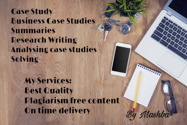 Gig Preview - Do case study analysis and research report writing