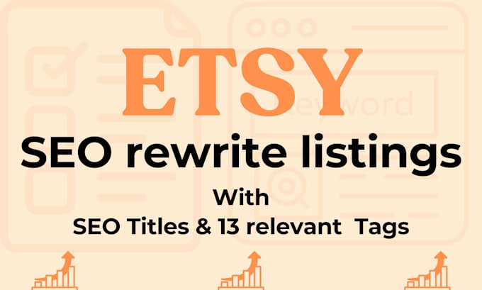 Gig Preview - Boost your etsy SEO with expertly optimized titles and tags