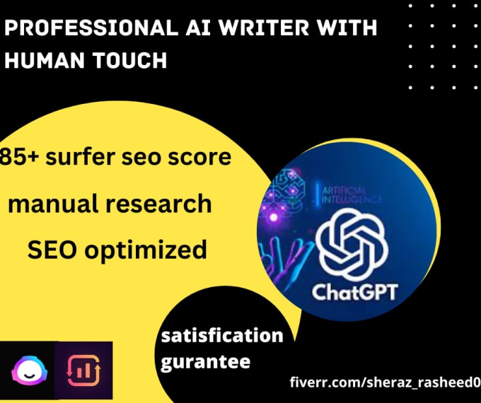 Gig Preview - Be your ai content writer virtual assistant