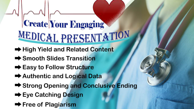 Gig Preview - Design a  nursing and medical power point presentations