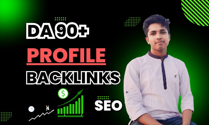 Gig Preview - Create high authority profile backlinks for manual SEO