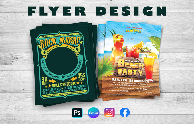 Gig Preview - Design motion flyers, church, club, sports, and event poster