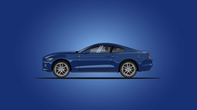 Gig Preview - Create car vector drawing