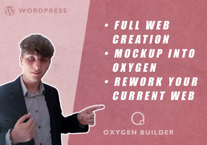 Gig Preview - Make a beautiful converting website using oxygen builder