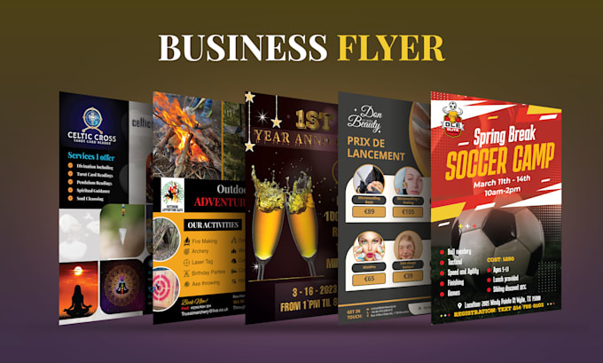 Gig Preview - Create a business flyer or postcard design with fast delivery