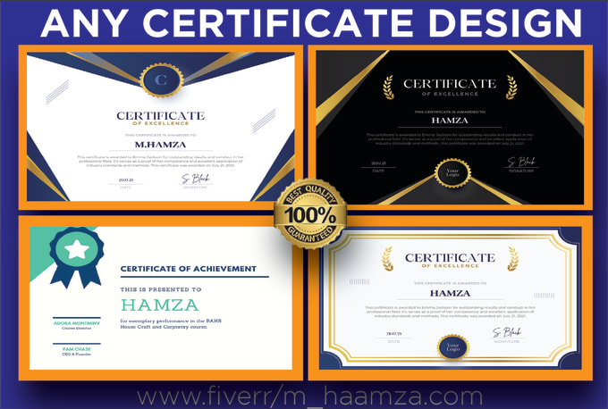 Bestseller - do professional certificate diploma certificate award certificate design