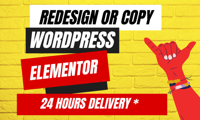 Bestseller - redesign professional responsive wordpress website with elementor