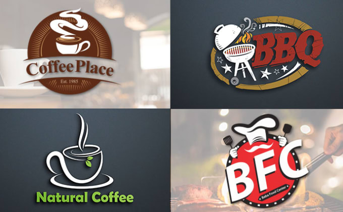 Gig Preview - Design fast food , coffee shop, juice bar ,  cafe and restaurant logo