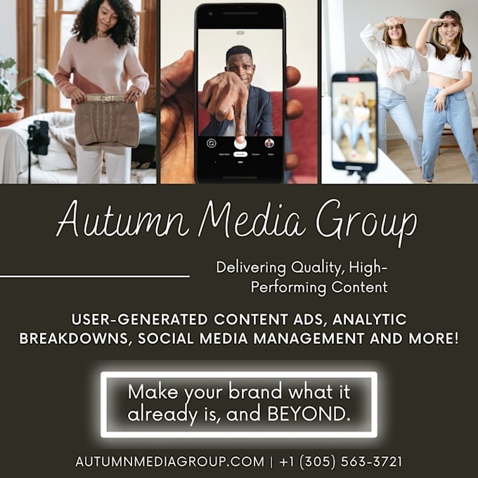 Gig Preview - Create ugc social media advertisements for your brand