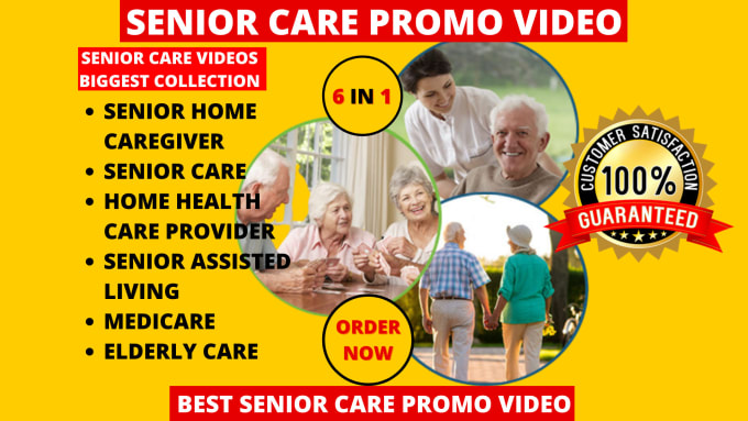 Gig Preview - Do senior care or health care or senior assisted living video