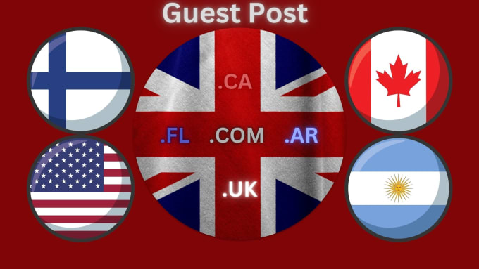 Gig Preview - Do guest post on argentina UK USA canadian and finland sites