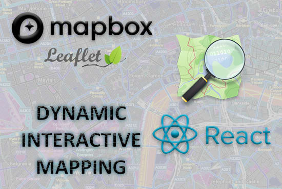 Gig Preview - Render dynamic webmaps for you using mapbox and reactjs