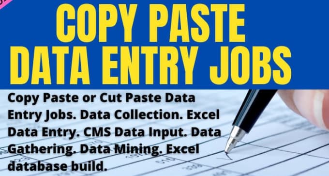 Gig Preview - Do fatest data entry data mining, web research and copypaste