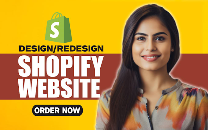 Gig Preview - Design, redesign shopify store, shopify dropshipping store, shopify website