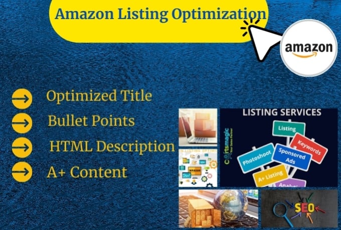 Gig Preview - Optimize amazon listings top SEO product descriptions and copywriting