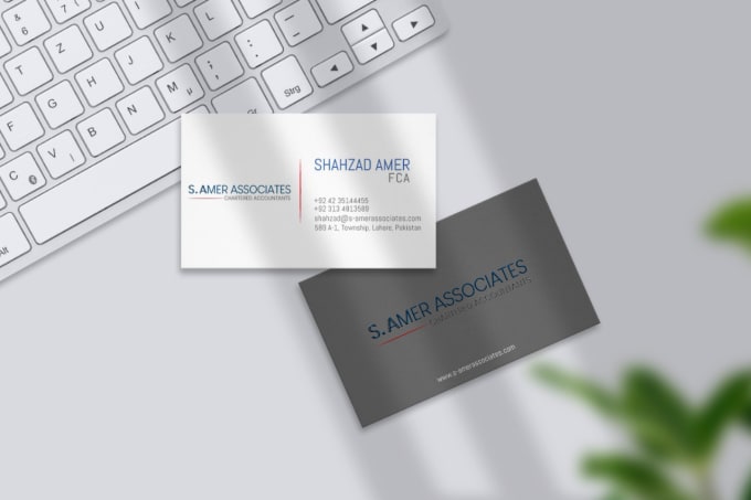 Gig Preview - Design professional and elegant business card