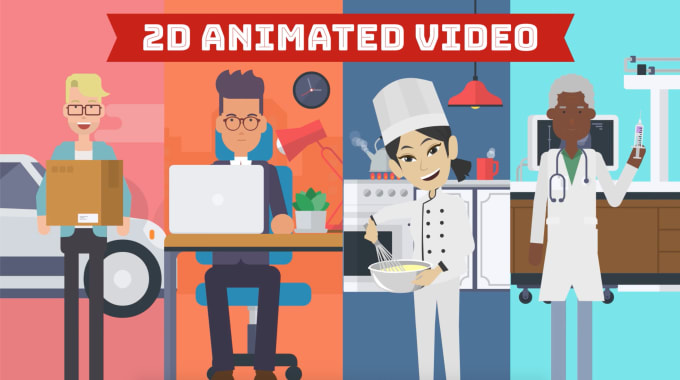 Gig Preview - Create 2d animated explainer video