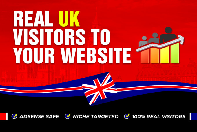 Gig Preview - Bring UK targeted daily visitors to your website