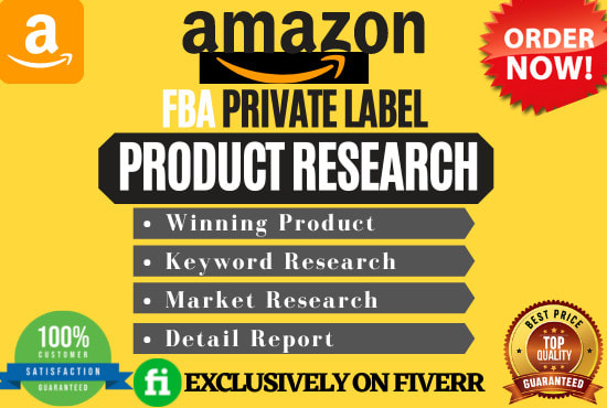 Gig Preview - Do amazon fba product research for private label or wholesale