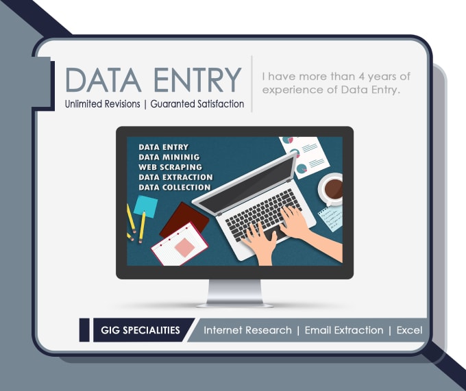 Gig Preview - Do deep internet research for data entry and data extraction