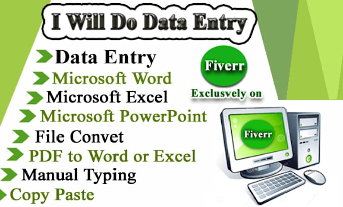 Bestseller - do data entry,copy paste and excel data entry