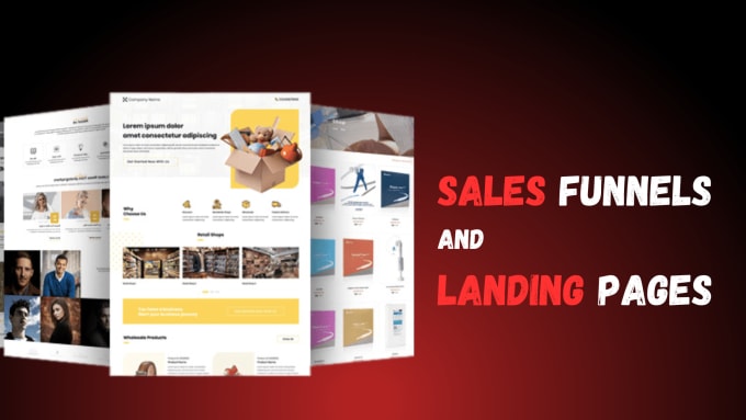 Gig Preview - Design sales funnel and landing page in kartra and clickfunnels