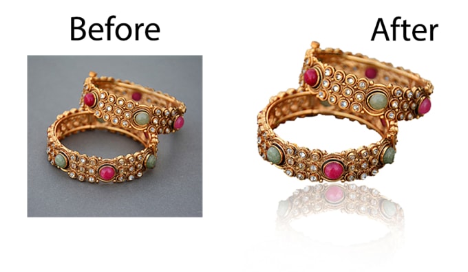 Gig Preview - Do editing business class jewelry photo retouching