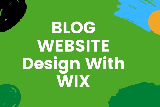 Gig Preview - Design wix blog ,portfolio,redesign blog,redesign portfolio