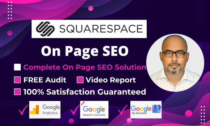 Gig Preview - Do squarespace on page SEO for squarespace website