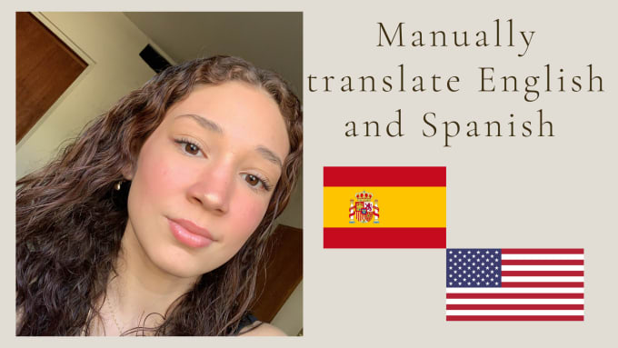 Gig Preview - Manually translate any text from english to spanish