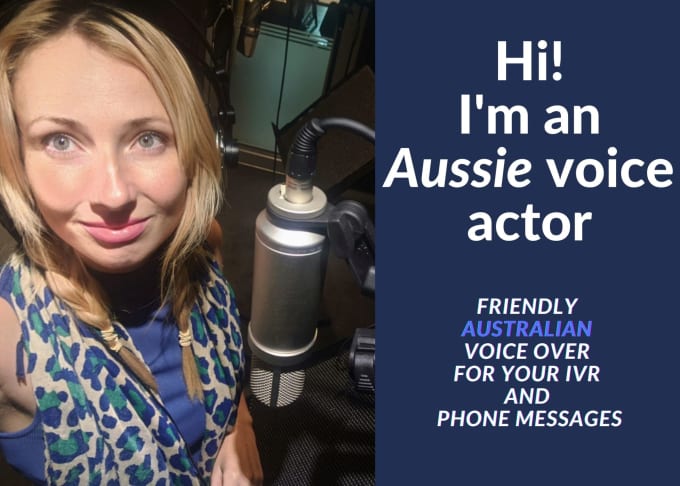 Gig Preview - Record your phone message with a female australian accent