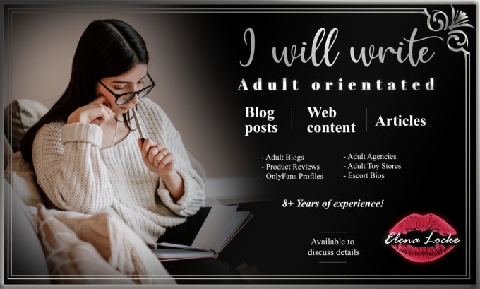 Gig Preview - Write erotic content for your adult blog or website