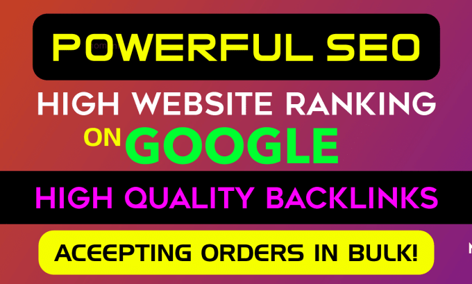 Bestseller - boost your google ranking high with powerful SEO backlinks