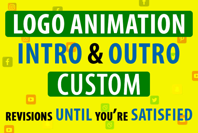 Gig Preview - Create custom logo animation, intro and outro