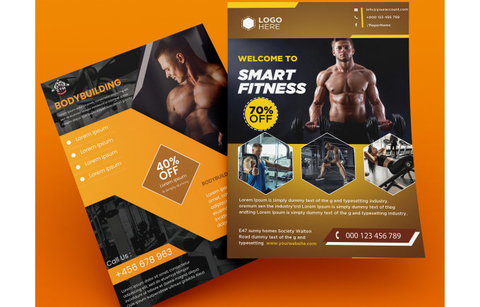 Gig Preview - Design sports flyer, gym flyer, instagram flyer and banner